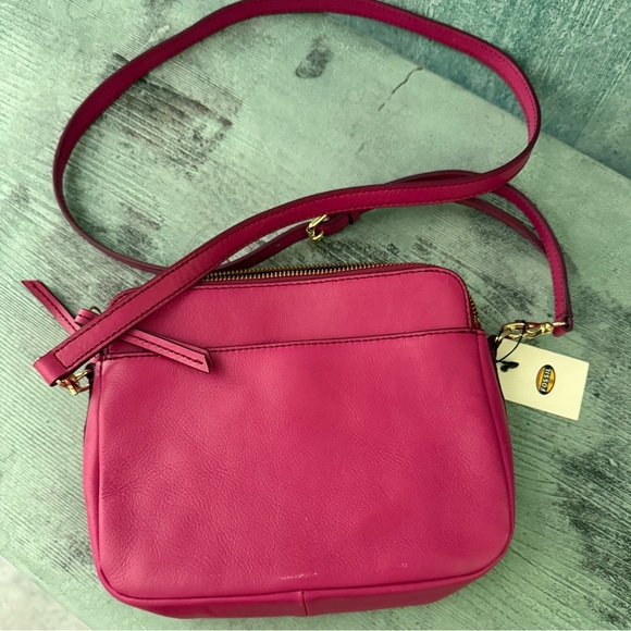 NEW FOSSIL Pink  Sydney Crossbody - Picture 6 of 14